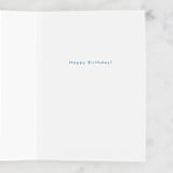 "Dream On" - Single Greeting Cards in Rainbow by Marabou Design - Interior
