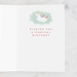 "Magic cake" - Single Greeting Cards in Sky by Helen Halik - Interior