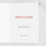 "Sweet Life" - Single Greeting Cards in Blush by peetie design - Customizable Interior Example