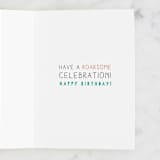 "Look who is 3" - Single Greeting Cards in Sky by Teju Reval - Interior