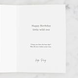 "One Mountain" - Single Greeting Cards in Mint by JeAnna Casper - Customizable Interior Example