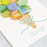 "sweet friend ice cream" - Single Greeting Cards in Sea by Ariel Rutland - Close-Up