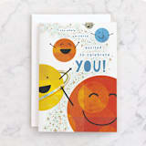 "The Whole Universe" - Single Greeting Cards in Fire by Robert and Stella - Front