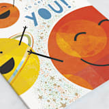 "The Whole Universe" - Single Greeting Cards in Fire by Robert and Stella - Close-Up