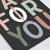 "Yay for you!" - Single Greeting Cards in Ink by Alethea and Ruth - Close-Up