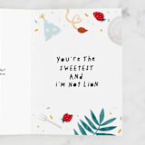 "Happy Birthday Wild One" - Single Greeting Cards in Lion by Cindy Chu - Customizable Interior Example