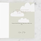 "Rainbow Magic" - Single Greeting Cards in Mist by Angela Thompson - Customizable Interior Example