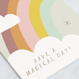 "Rainbow Magic" - Single Greeting Cards in Mist by Angela Thompson - Close-Up