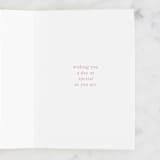 "You are so loved birthday girl" - Single Greeting Cards in Blush by Alethea and Ruth - Interior