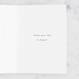 "Magical Sea" - Single Greeting Cards in Navy by Hannah Williams - Interior
