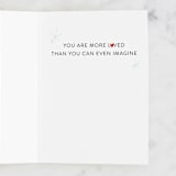 "Imagine" - Single Greeting Cards in Frost by Itsy Belle Studio - Interior