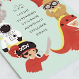 "Imagine" - Single Greeting Cards in Frost by Itsy Belle Studio - Close-Up