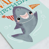 "Snappy Birthday" - Single Greeting Cards in Aqua by Itsy Belle Studio - Close-Up