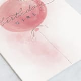 "Sweet balloon" - Single Greeting Cards in Poppy by Lucrecia Caporale - Close-Up