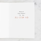 "Birthday Champ" - Single Greeting Cards in Mint by Gwen Bedat - Interior