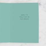 "Stellar" - Single Greeting Cards in Midnight by Everett Paper Goods - Interior