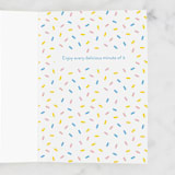 "Sprinkles on top" - Single Greeting Cards in Blush by Annie Holmquist - Interior