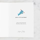 "Under The Sea" - Single Greeting Cards in Sea by Christy Hy Lee - Customizable Interior Example