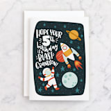 "Hope Your Birthday is a BLAST" - Single Greeting Cards in Midnight by Erin Williams Licensed Art - Front
