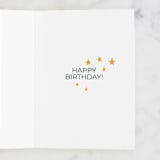 "Hope Your Birthday is a BLAST" - Single Greeting Cards in Midnight by Erin Williams Licensed Art - Interior