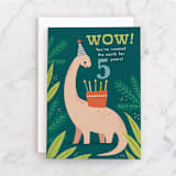 "birthday dino" - Single Greeting Cards in Forest by Karidy Walker - Front