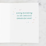 "Sweetest grandson" - Single Greeting Cards in Mint by Creo Study - Interior