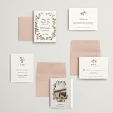 "Vintage Roses" - Wedding Invitations in Snow by Tara Grangroth - Invitation Suite