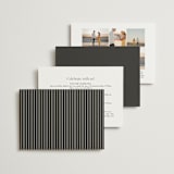 "Around the Way" - Wedding Invitations in Slate by That Girl Press - Back of Card Options