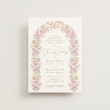 "Floral Arch" - Wedding Invitations in Spring by Phrosné Barwood - Front