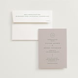 "wellness" - Wedding Invitations in Vineyard by Sumak Studio - Invitation with Envelope