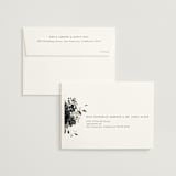 "Vintage Botanical" - Wedding Invitations in Midnight by Grace Kreinbrink - FREE Recipient Addressing