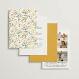 "mimosa" - Wedding Invitations in Dandelion by Everett Paper Goods - Back of Card Options