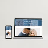 "denim patchwork" - Wedding Invitations in Seaside by Carrie Moradi - FREE Wedding Website