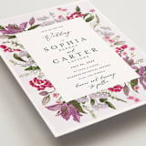 "Gather" - Wedding Invitations in Lilac by Susan Moyal - Detail