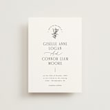 "Quintessential" - Wedding Invitations in Cotton by Everett Paper Goods - Front