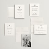 "Quintessential" - Wedding Invitations in Cotton by Everett Paper Goods - Invitation Suite
