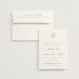 "Calia" - Wedding Invitations in Paris Rain by Jennifer Postorino - Invitation with Envelope