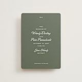 "Penumbra" - Wedding Invitations in Garden by Snow and Ivy - Front