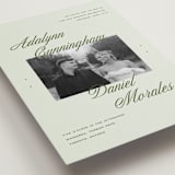 "Swoon" - Wedding Invitations in Lemongrass by Sam Dubeau - Detail