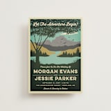 "Mountain View" - Wedding Invitations in Forest by Nam Bourassa - Front