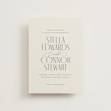 "Unity" - Wedding Invitations in Porcelain by Jennifer Postorino - Front