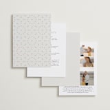 "Unity" - Wedding Invitations in Porcelain by Jennifer Postorino - Back of Card Options