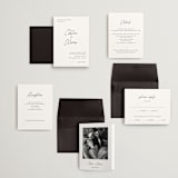 "modern classic" - Wedding Invitations in Jasmine by Pippa Shaw - Invitation Suite
