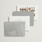 "Boutique" - Wedding Invitations in Noir by Eric Clegg - Back of Card Options