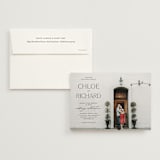 "Boutique" - Wedding Invitations in Noir by Eric Clegg - Invitation with Envelope