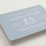 "Hartford" - Wedding Invitations in Powder by Erin L. Wilson - Detail