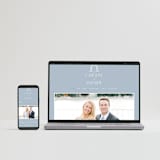 "Hartford" - Wedding Invitations in Powder by Erin L. Wilson - FREE Wedding Website