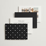 "Simply Classic" - Wedding Invitations in Ebony by Laura Hamm - Back of Card Options