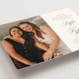 "Simply Classic" - Wedding Invitations in Ebony by Laura Hamm - Detail