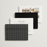"Beautifully Scripted" - Wedding Invitations in Pearl by Hooray Creative - Back of Card Options